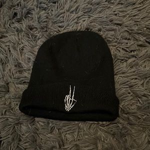 Skeleton hand beanie